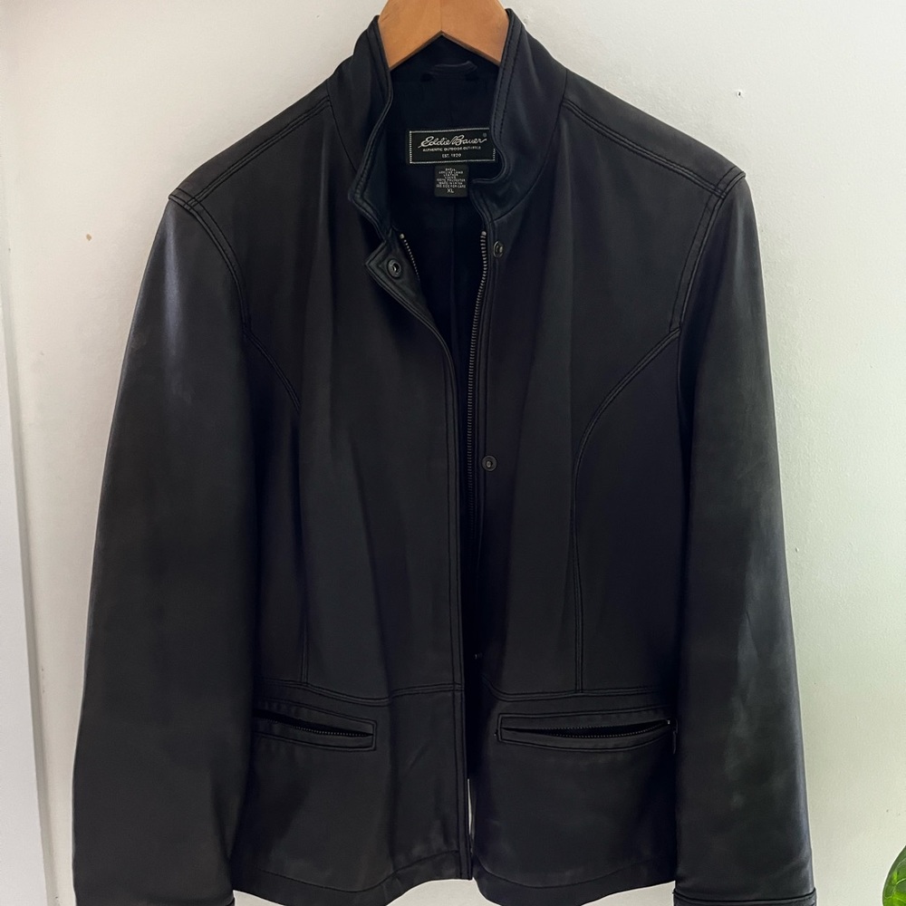 Vintage Eddie Bauer leather jacket